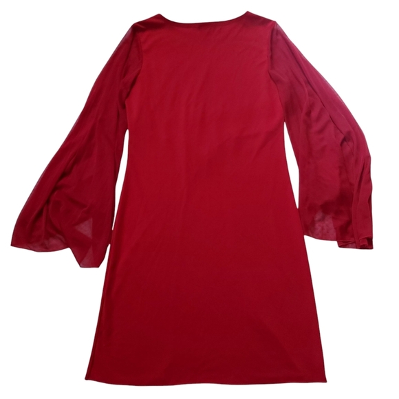 Y2k Vanity Split Font Sheer Long High Low Top Sz M - Picture 4 of 6